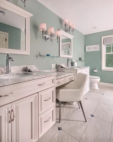 Bathroom vanity plumbing installation